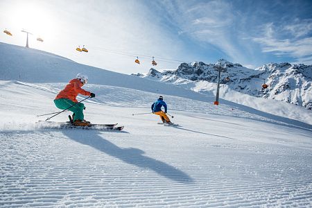 Skifahren im Montafon (c) Daniel Zangerl - Montafon Tourismus GmbH, Schruns